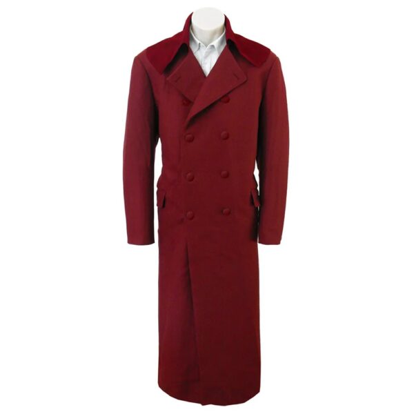 Doctor Who Fourth Doctor Maroon Trench Coat