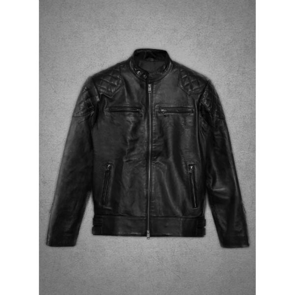 David Beckham Black Stylish Leather Jacket