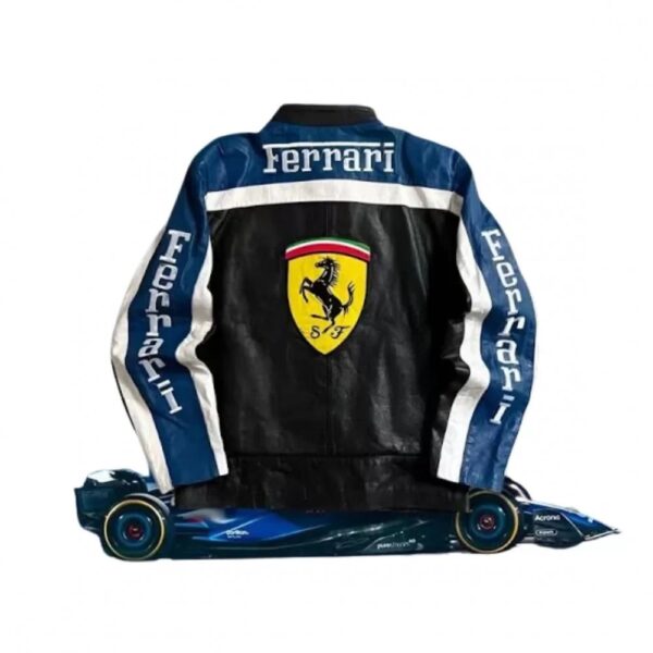 Ferrari Bomber Black Jacket - Image 2
