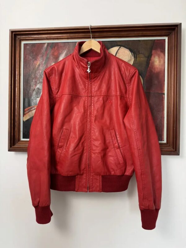 ferrari leather y2k hype racing jacket