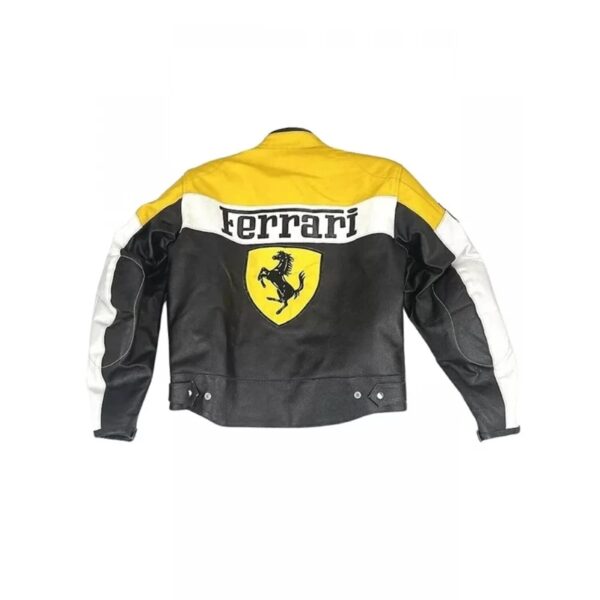 Ferrari Leather Motorcycle Jacket - Image 2
