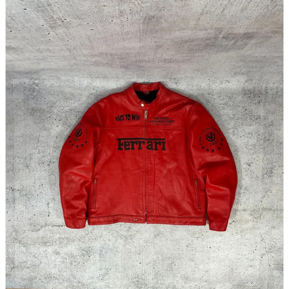 Ferrari Racing Leather Jacket