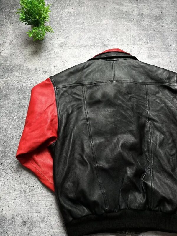 Ferrari Racing Leather Vintage 90s Michael Schumacher Jacket - Image 2