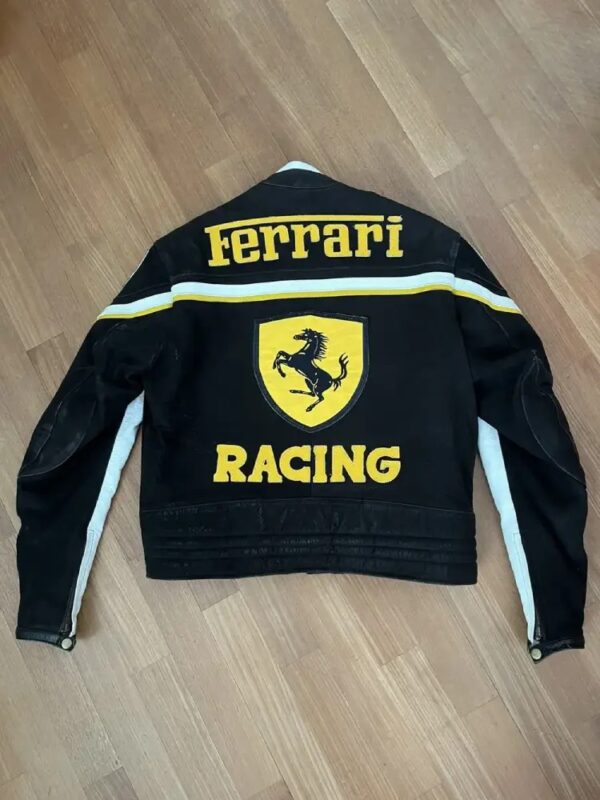 Ferrari Vintage Rare Racing Black Jacket - Image 2