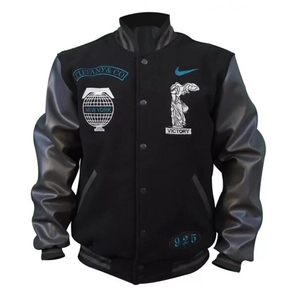 LeBron James Black Varsity Jacket