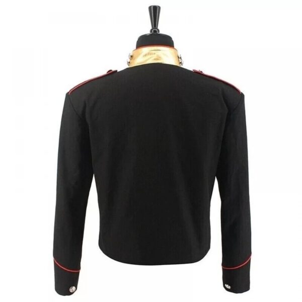 Michael Jackson Black Trimming Military Wool Jacket - Image 2