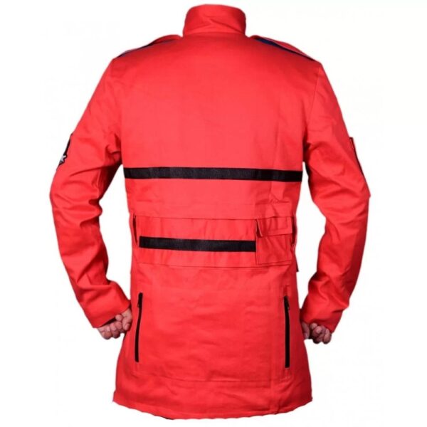 Red Ghost Frozen Empire Cosplay Denim Jacket - Image 2