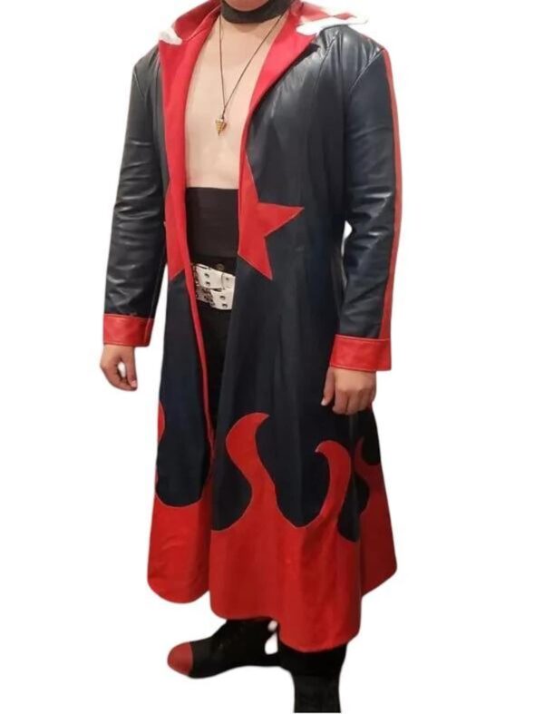 Simon Gurren Lagann Tengen Toppa Cosplay Leather Trench Coat