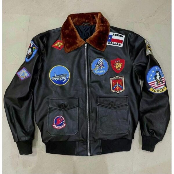 Tom Cruise Top Gun Maverick Flying Bomber Real Leather Jacket