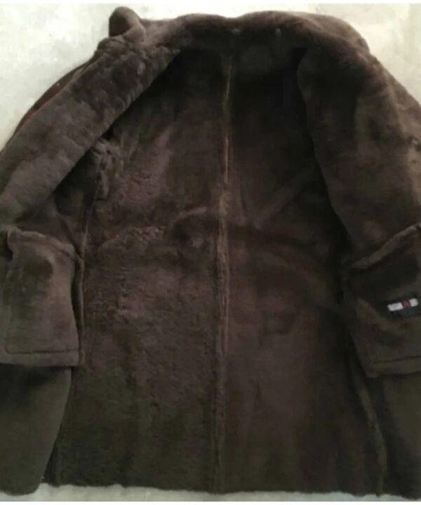 Brad Pitt Snatch Shearling Coat - Image 2