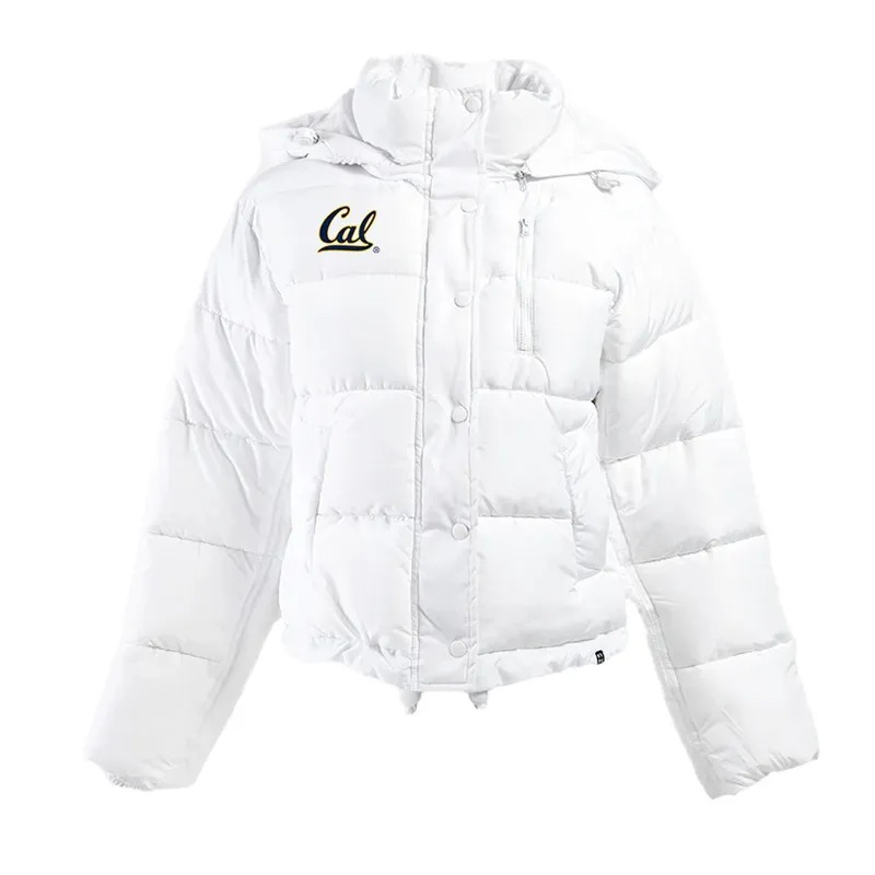 cal white puffer jacket