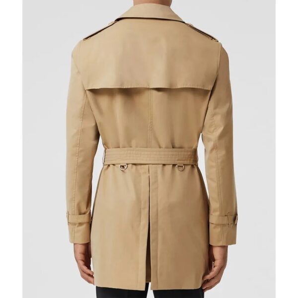 Cotton Mid-Length Trench Coat - Image 3