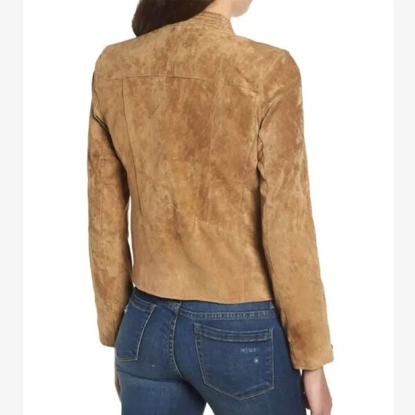 Linda Cardellini Suede Leather Jacket - Image 2
