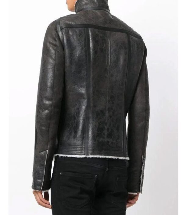 Erin Lichy RHONY Shearling Leather Jacket - Image 3