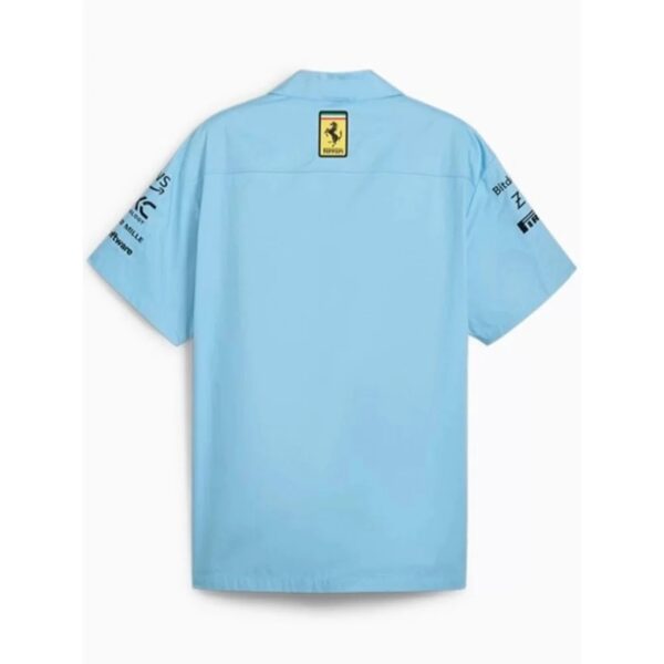 Ferrari Racing Blue Miami Grand Prix Shirt - Image 2