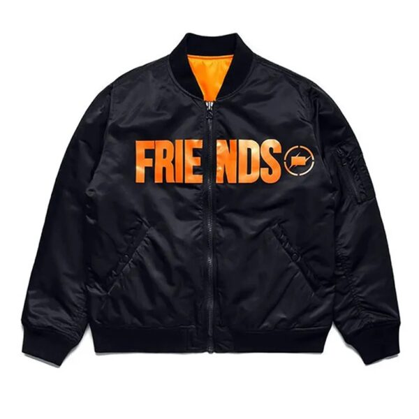 Vlone Friends Fragment Bomber Jacket