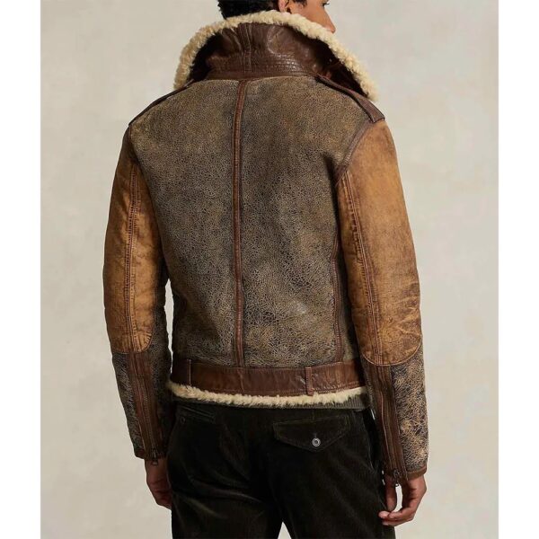 The Iron Claw Zac Efron Leather Jacket - Image 3
