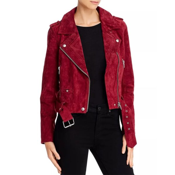 Molly Ephraim Red Suede Jacket