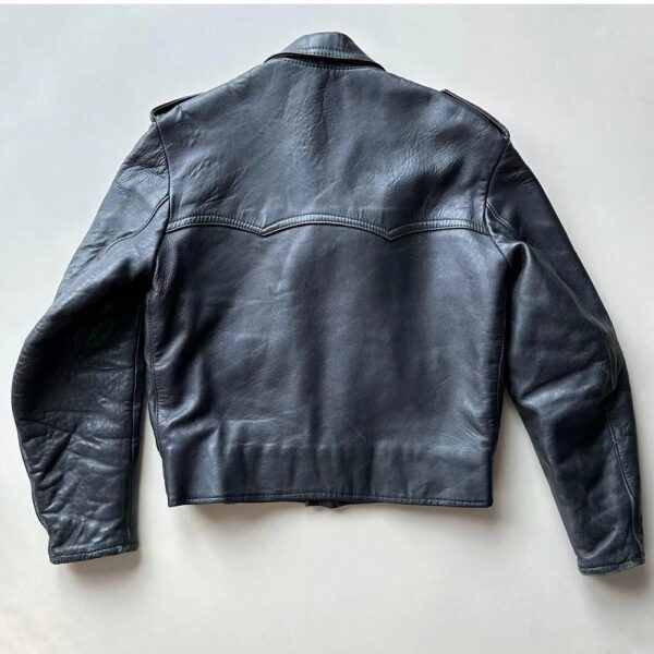 The Iconic Mascot Biker Leather Jacket - Image 2