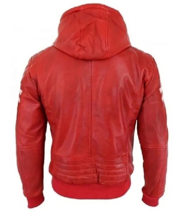 mens hooded red bomber leather jacket scaled 1