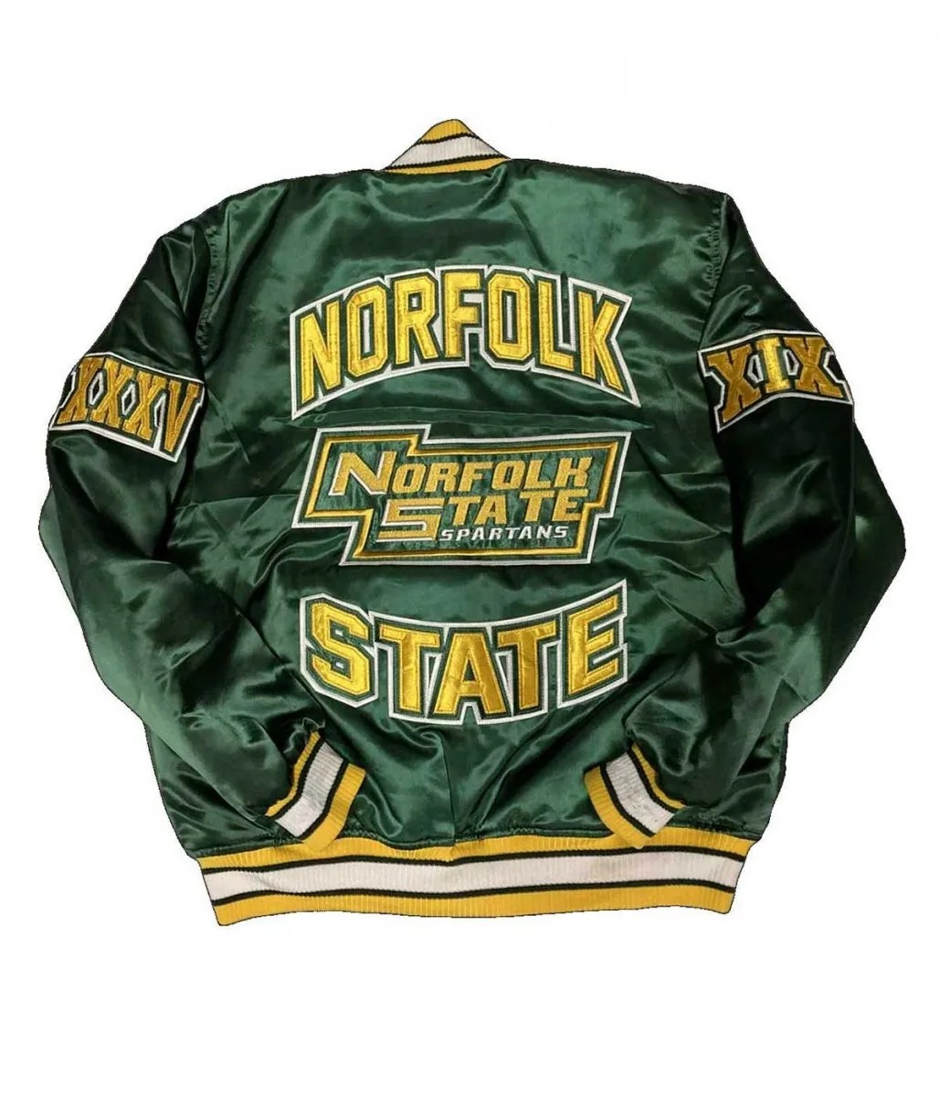 mens norfolk state university green jacket scaled 1