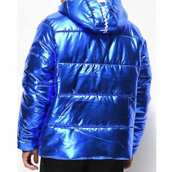 Metallic Champion Puffer Jacket - Image 8