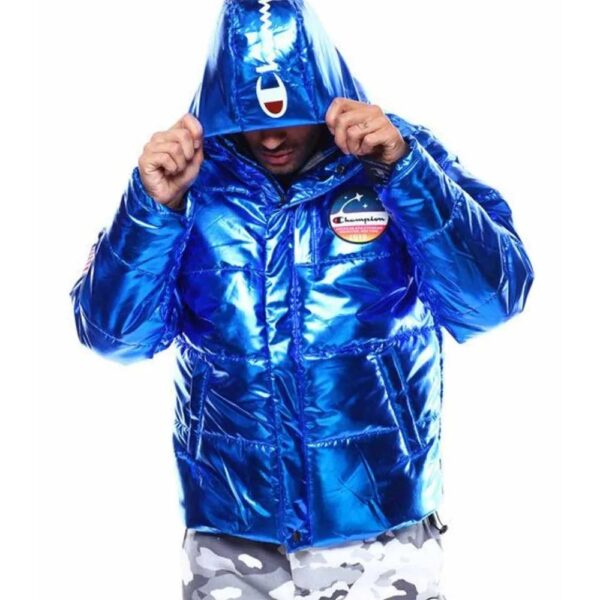 Metallic Champion Puffer Jacket - Image 5