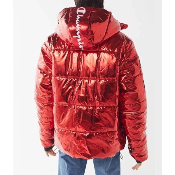 Metallic Champion Puffer Jacket - Image 9