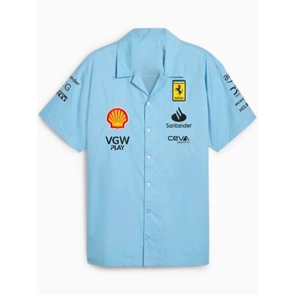 Ferrari Racing Blue Miami Grand Prix Shirt