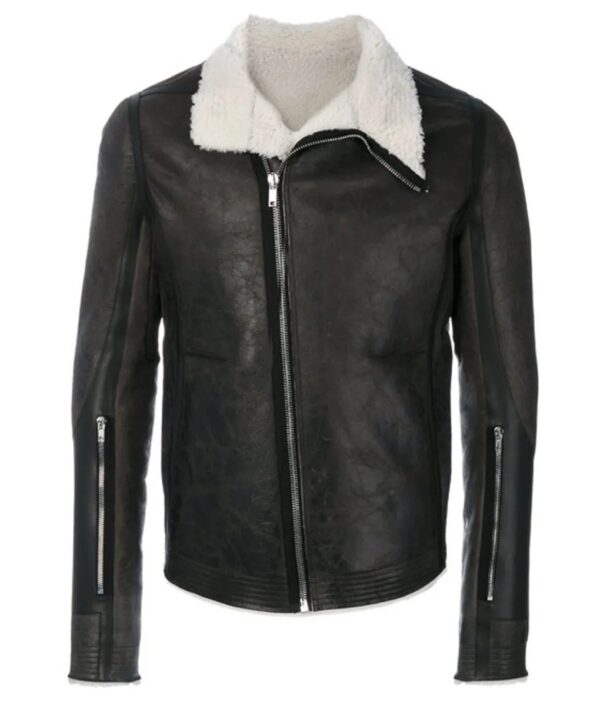 Erin Lichy RHONY Shearling Leather Jacket