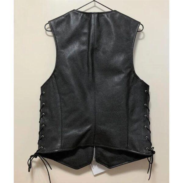 Skeleton Leather Vest - Image 2