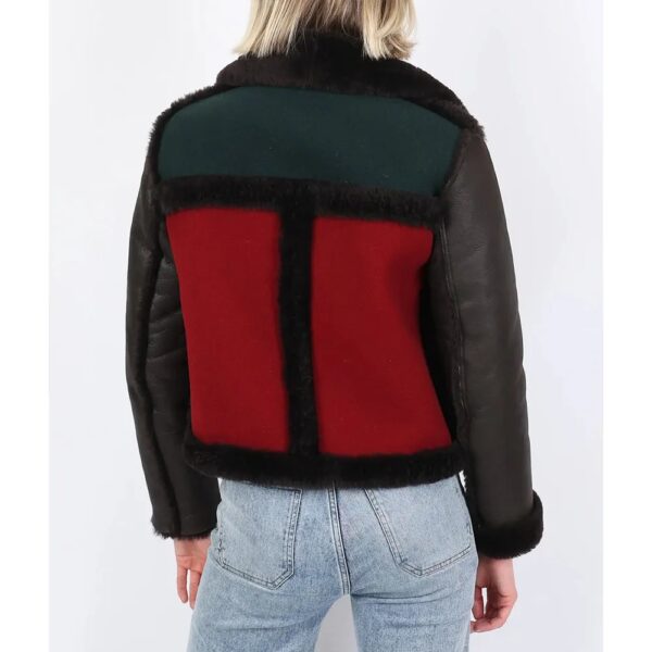 The Chi Kennedy Amaya Shearling Leather Jacket - Image 2