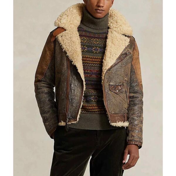 The Iron Claw Zac Efron Leather Jacket - Image 2