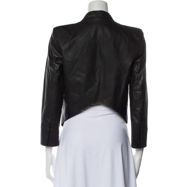 The Vampire Diaries Season 4 Nina Dobrev Leather Blazer - Image 2