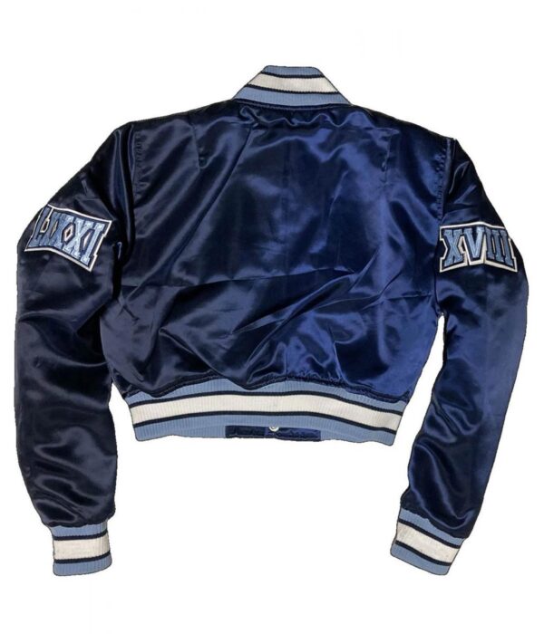 Spelman College Blue Bomber Jacket - Image 2