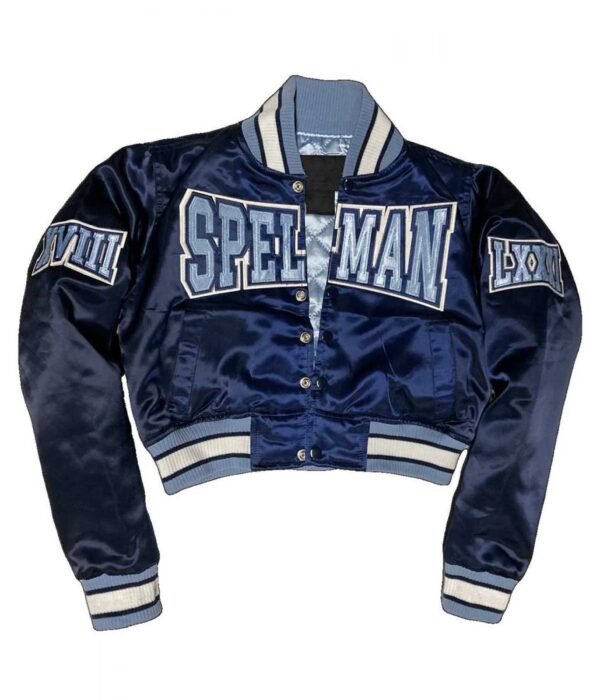 Spelman College Blue Bomber Jacket