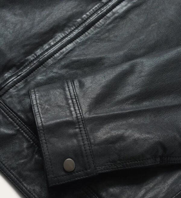 Black Leather Jacket - Image 3