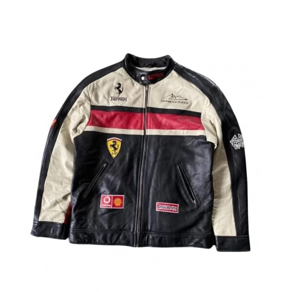 Ferrari Bomber Black Jacket