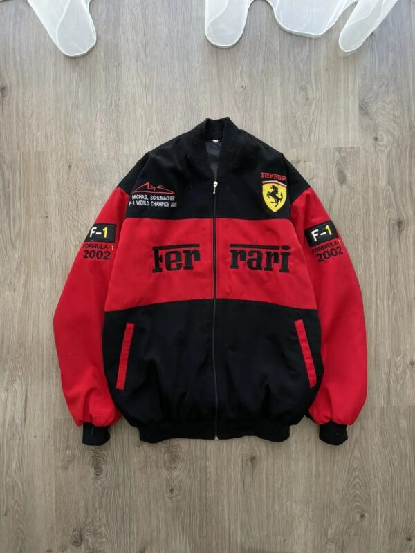 Ferrari Racing Red Polyester Jacket