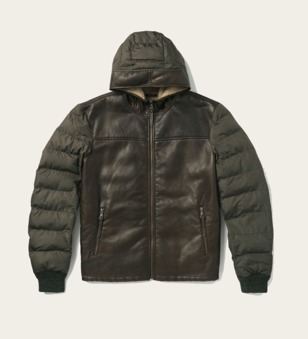 Green River Men's Brown Puffer Jacket