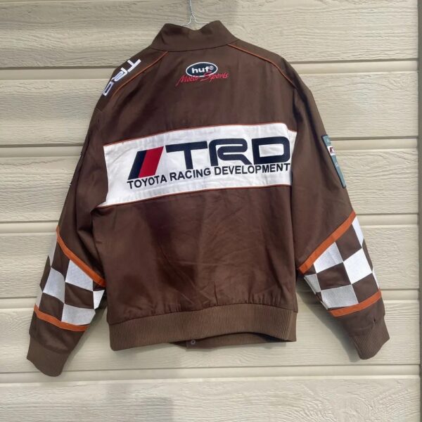 HUF x Toyota TRD Global Racing Brown Jacket - Image 2