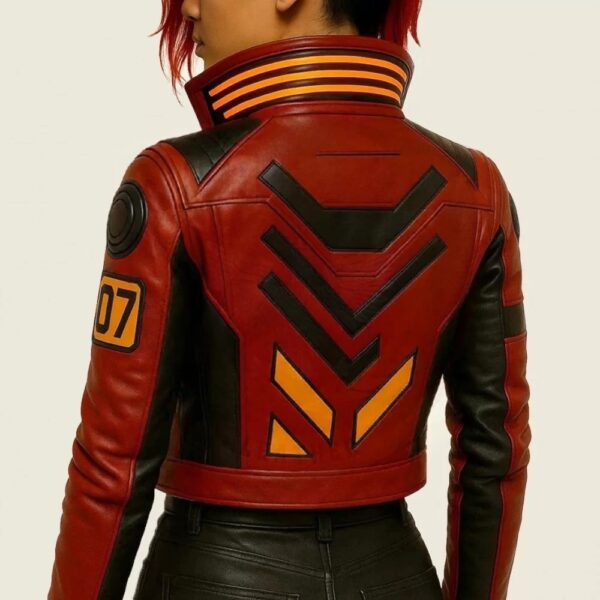 Handmade Sci-Fi Leather Jacket - Image 2