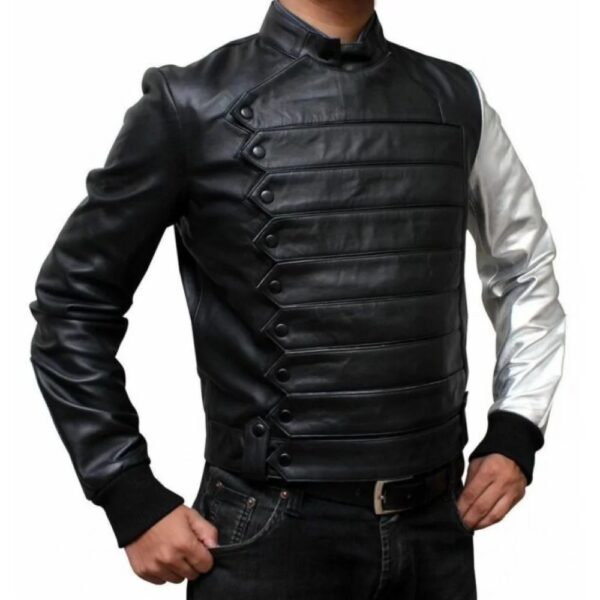 Handmade Winter Shadow Tactical Leather Jacket