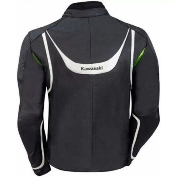 Kawasaki Racing Leather Jacket - Image 2