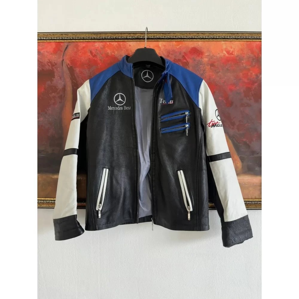 Mercedes Benz F1 Leather Racing Jacket