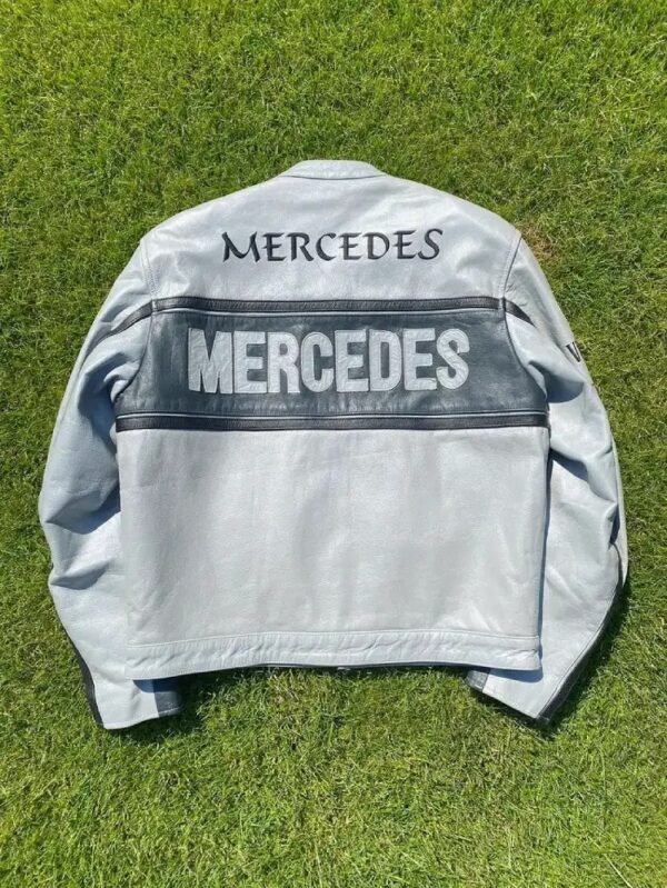 Mercedes Benz Racing Leather Jacket - Image 2