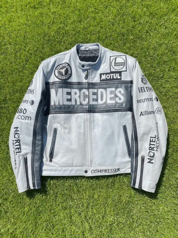 Mercedes Benz Racing Leather Jacket