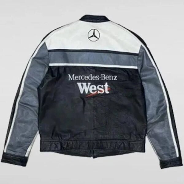 mercedes benz west race f1 rare cowhide leather jackets