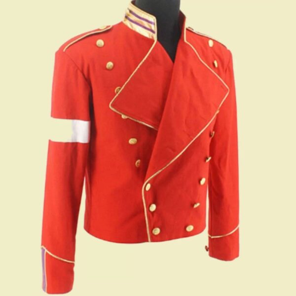Michael Jackson Red Military Jacket V2