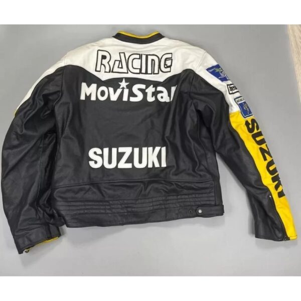 Suzuki Movistar Racing Leather Jacket - Image 2
